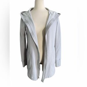 Women’s Light Gray Hooded Cardigan Size Medium